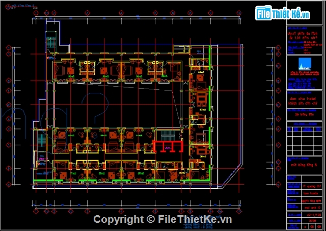 thiết kế khách sạn,Khách sạn dân chủ,full bản vẽ khách sạn,bản vẽ khách sạn